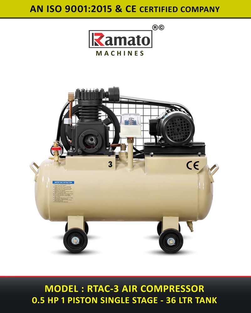 Mini Air Compressor For Small Workshop Manufacturer Exporter in Rajkot Gujarat Bharat (INDIA)