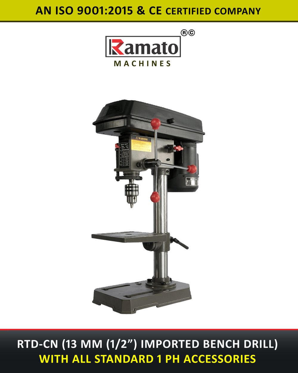Imported Pillar Drilling Machine Manufacturer Exporter India