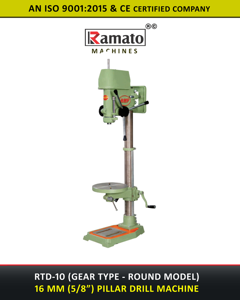 16mm Pillar Drill Machine Manufacturer Exporter India