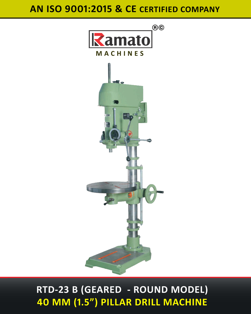 40mm Pillar Drill Manufacturer Exporter India