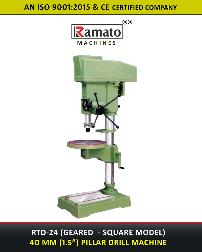 40mm Pillar Drill Machine Manufacturer Exporter India