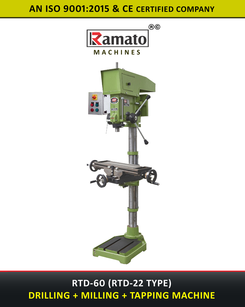 Drilling + Milling + Tapping Machine Manufacturer Exporter India