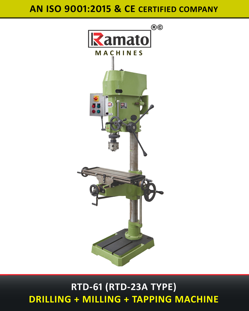Drill Milling Tapping Machinery Manufacturer Exporter From Rajkot Gujarat Bharat India