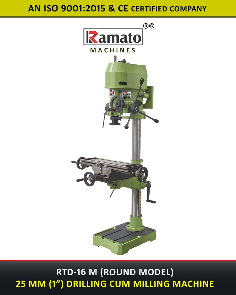 Auto Feed Drilling Cum Milling Machine Manufacturer Exporter India