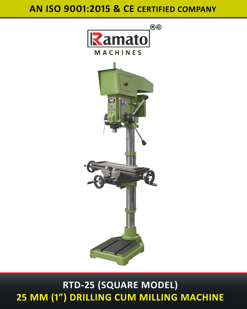 25mm Drilling Cum Milling Machine Manufacturer Exporter India