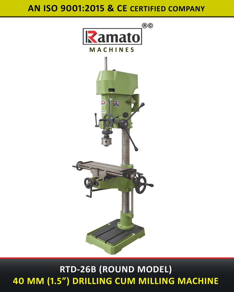 40mm Drill Cum Milling Machine Manufacturer Exporter India