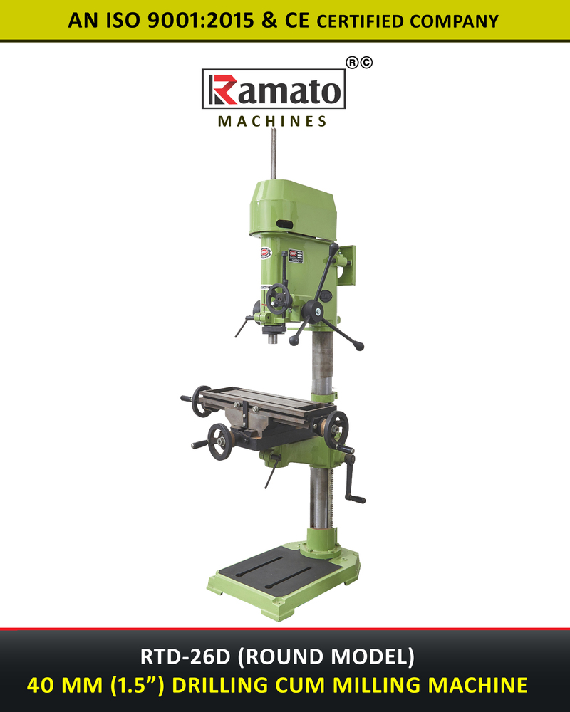 40mm Drilling Cum Milling Machine Manufacturer Exporter India