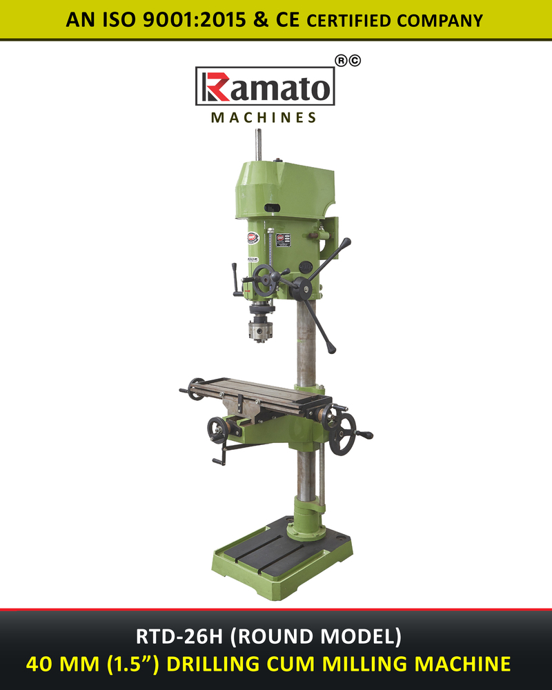 Heavy Duty Drilling Cum Milling Machine Manufacturer Exporter India