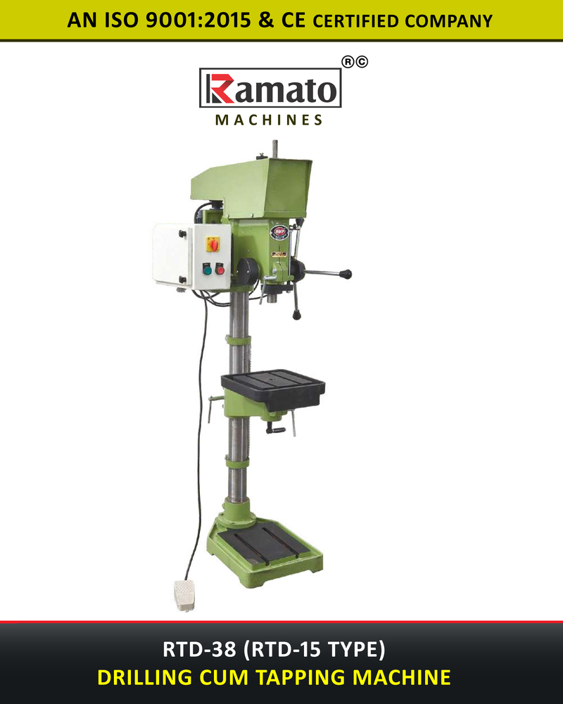 40mm Drilling Cum Tapping Machine Manufacturer Exporter From Rajkot Gujarat Bharat India