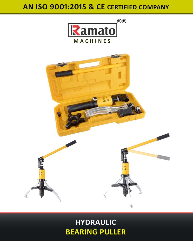 HYDRAULIC BEARING PULLER Manufacturer Exporter in Rajkot Gujarat Bharat (INDIA)