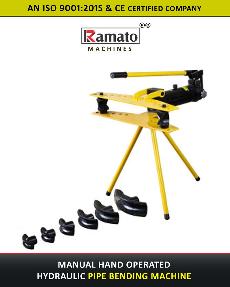 HYDRAULIC PIPE BENDER Manufacturer Exporter in Rajkot Gujarat Bharat (INDIA)