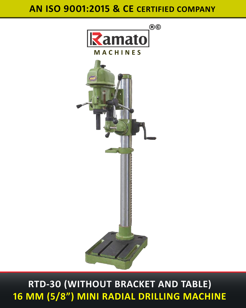 13mm Mini Radial Drill Machine Manufacturer Exporter From Rajkot Gujarat Bharat India