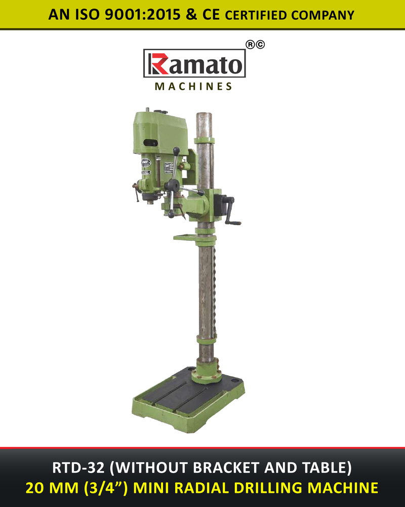 40mm Mini Radial Drilling Machine Manufacturer Exporter India