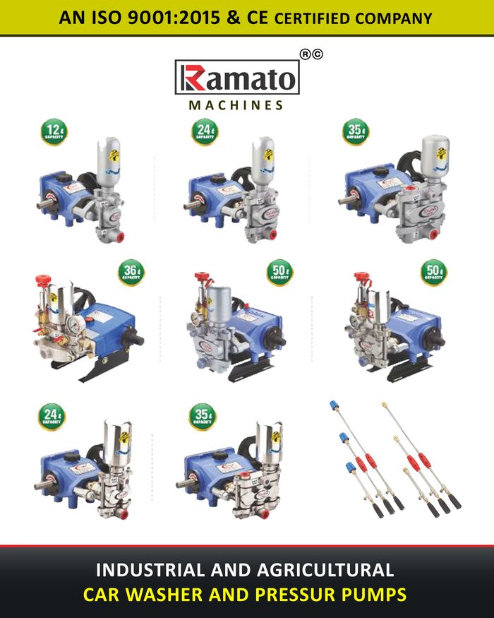 Industrial And Agricultural Car Washer Pump Manufacturer Exporter india