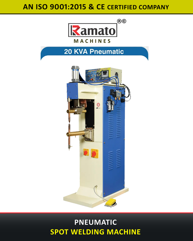Pneumatic Type Spot Welding Machine Manufacturer Exporter in Rajkot Gujarat Bharat INDIA