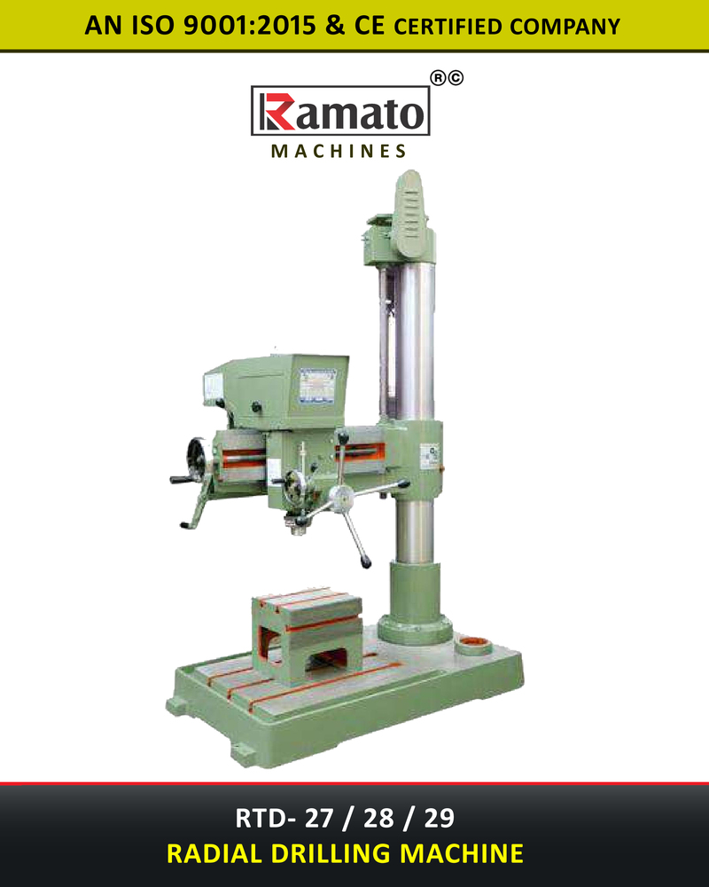 60mm Radial Drilling Machine Manufacturer Exporter India