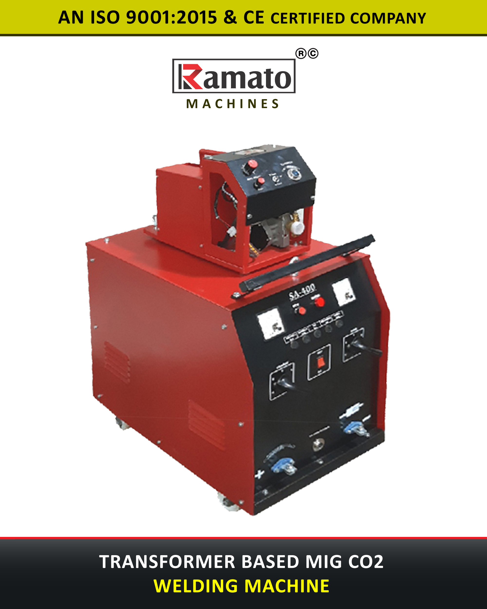 TRANSFORMER BASED MIG WELDING MACHINE Manufacturer Exporter in Rajkot Gujarat Bharat (INDIA)