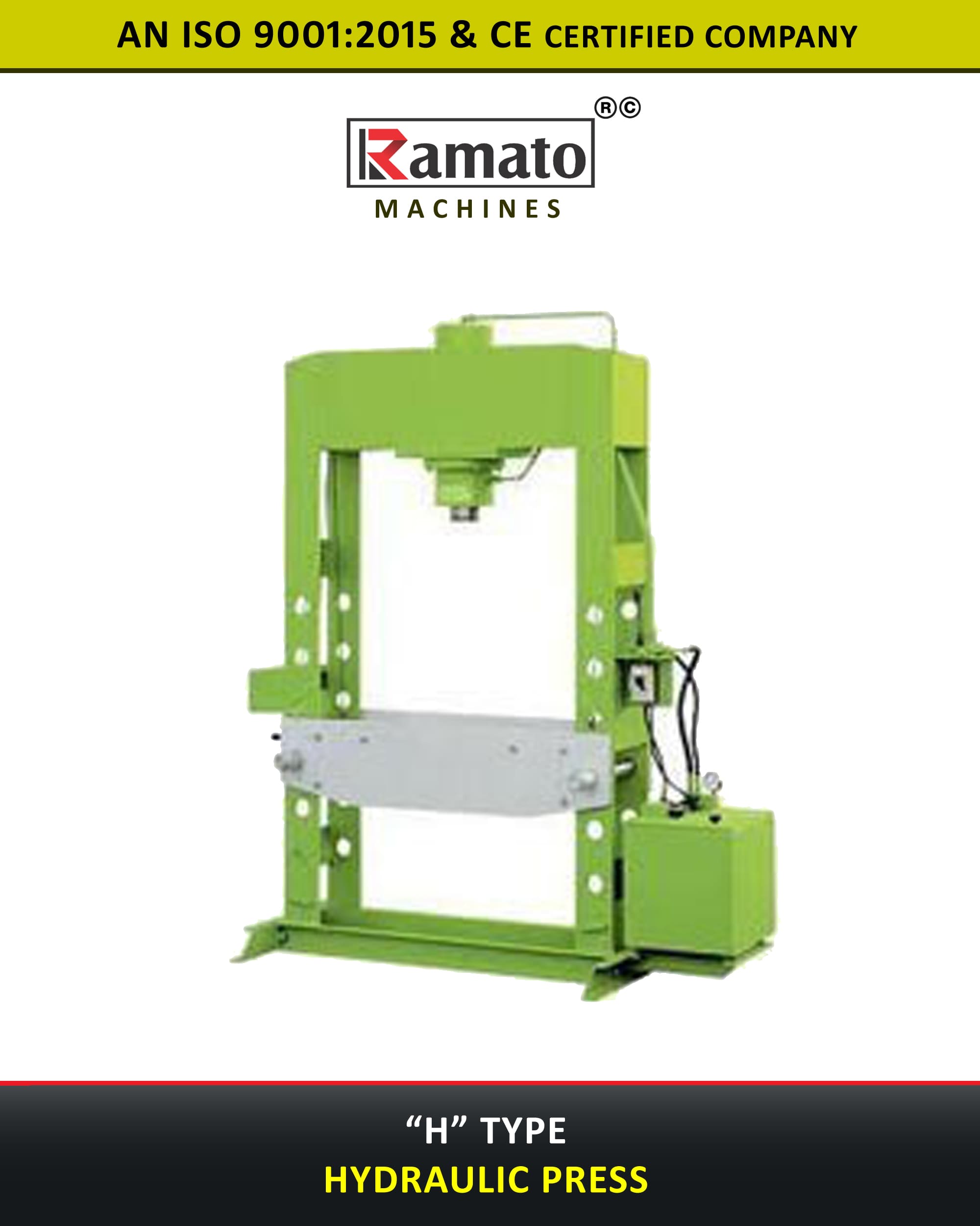 HYDRAULIC PRESS Manufacturer Exporter in Rajkot Gujarat Bharat (INDIA)