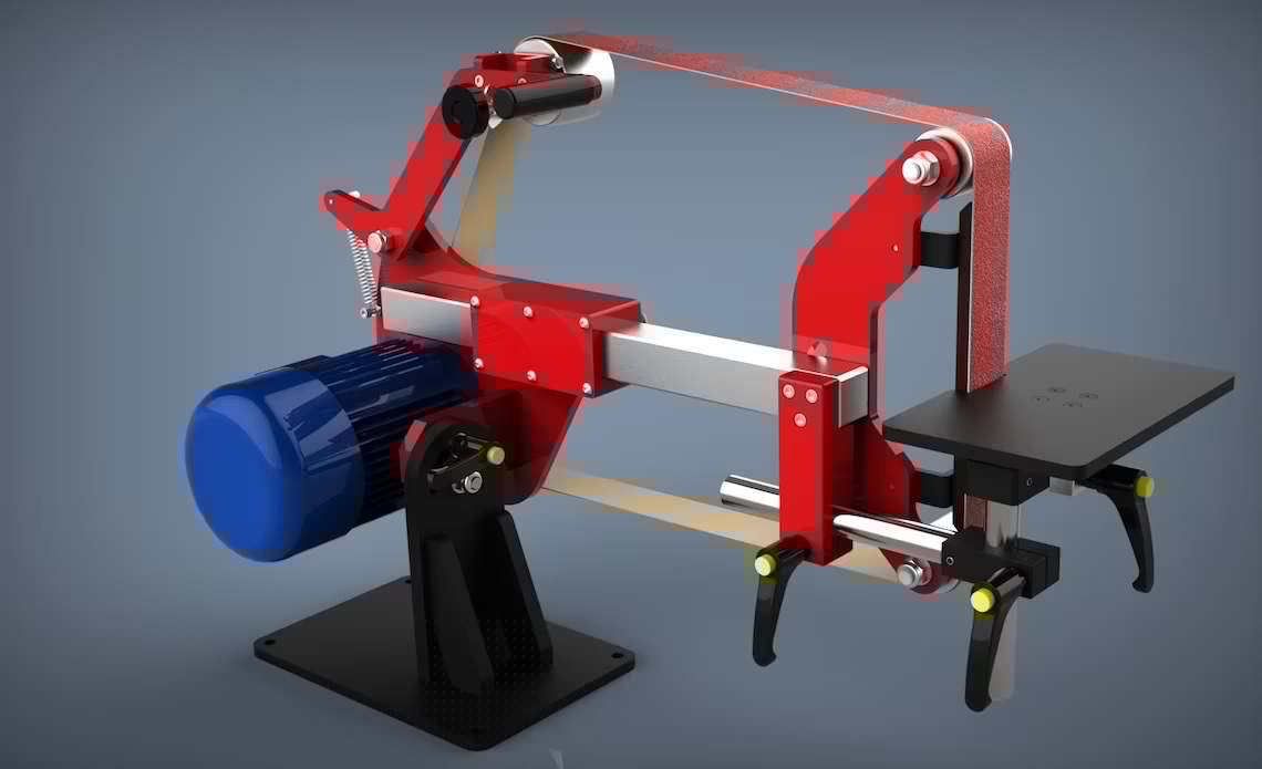 2x72 Belt Grinder Knife Grinder Abrasive Belt Grinding Machine Manufacturer Rajkot Gujarat Bharat (INDIA)