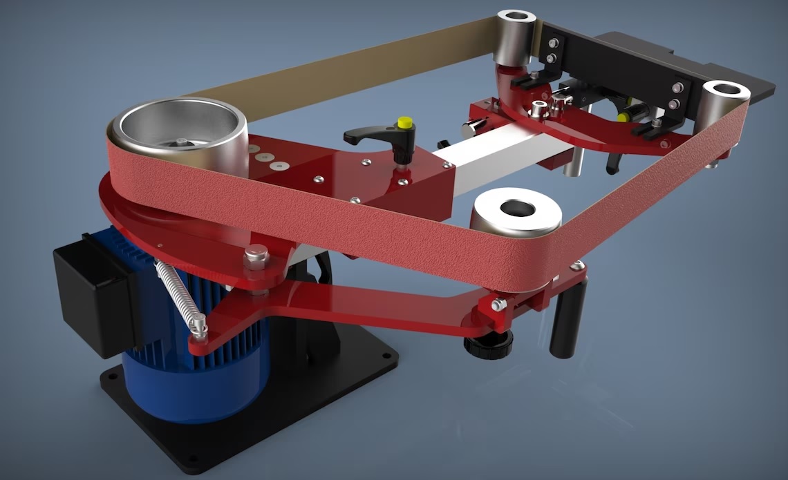 2x72 Belt Grinder Knife Grinder Abrasive Belt Grinding Machine Manufacturer Rajkot Gujarat Bharat (INDIA)
