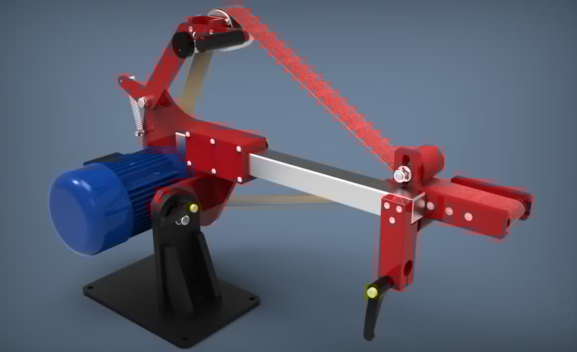 2x72 Belt Grinder Knife Grinder Abrasive Belt Grinding Machine Manufacturer Rajkot Gujarat Bharat (INDIA)
