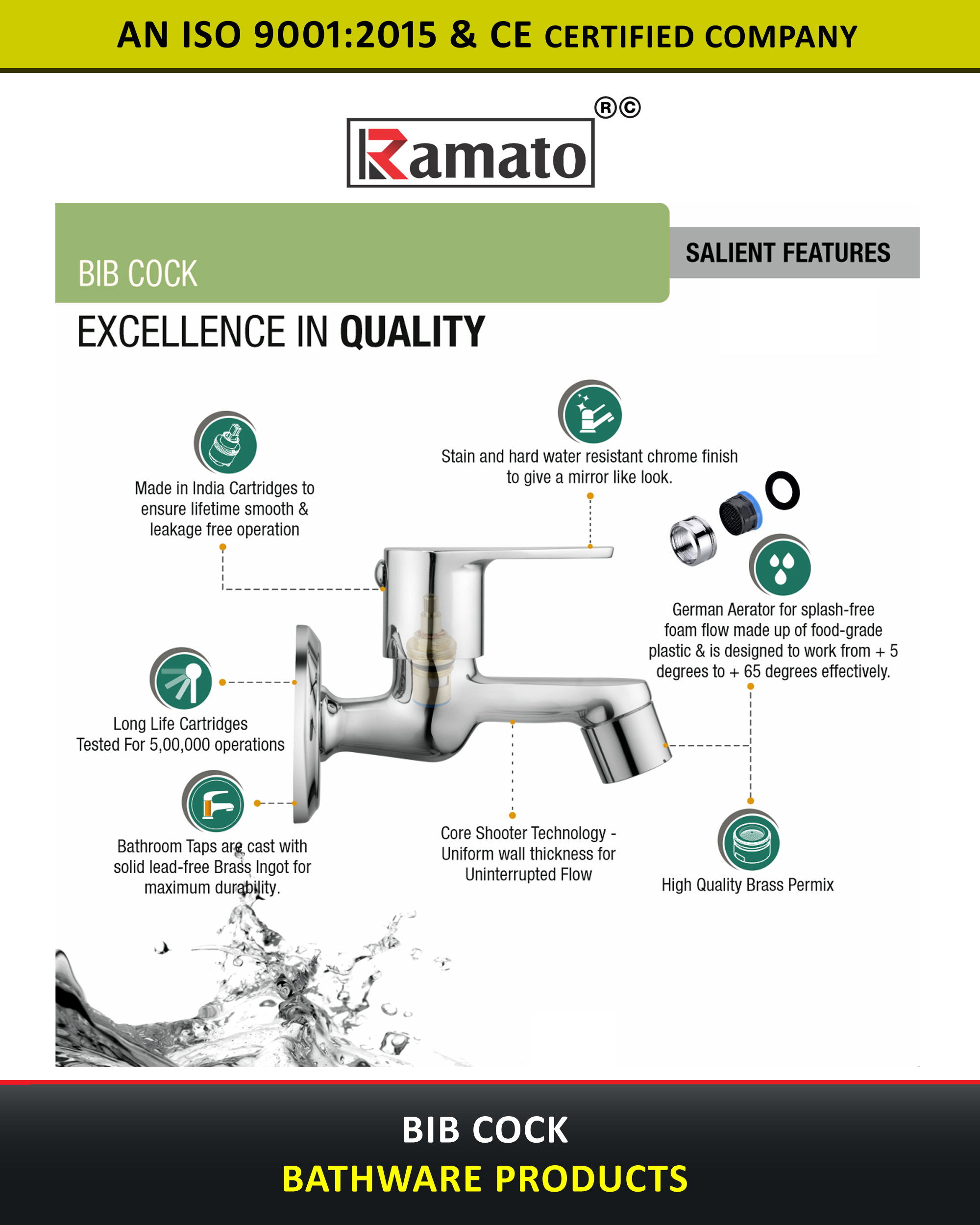 Bib Cock Bathware Products Accessories Manufacturer Exporter Rajkot Gujarat Bharat India
