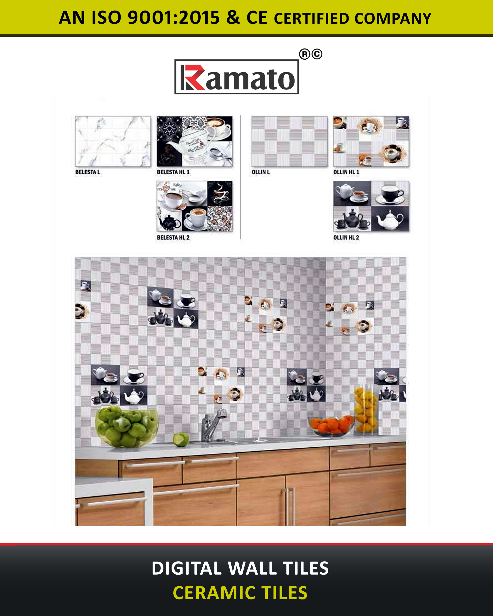Digital Wall Tiles Manufacturer Exporter in Rajkot Gujarat Bharat India