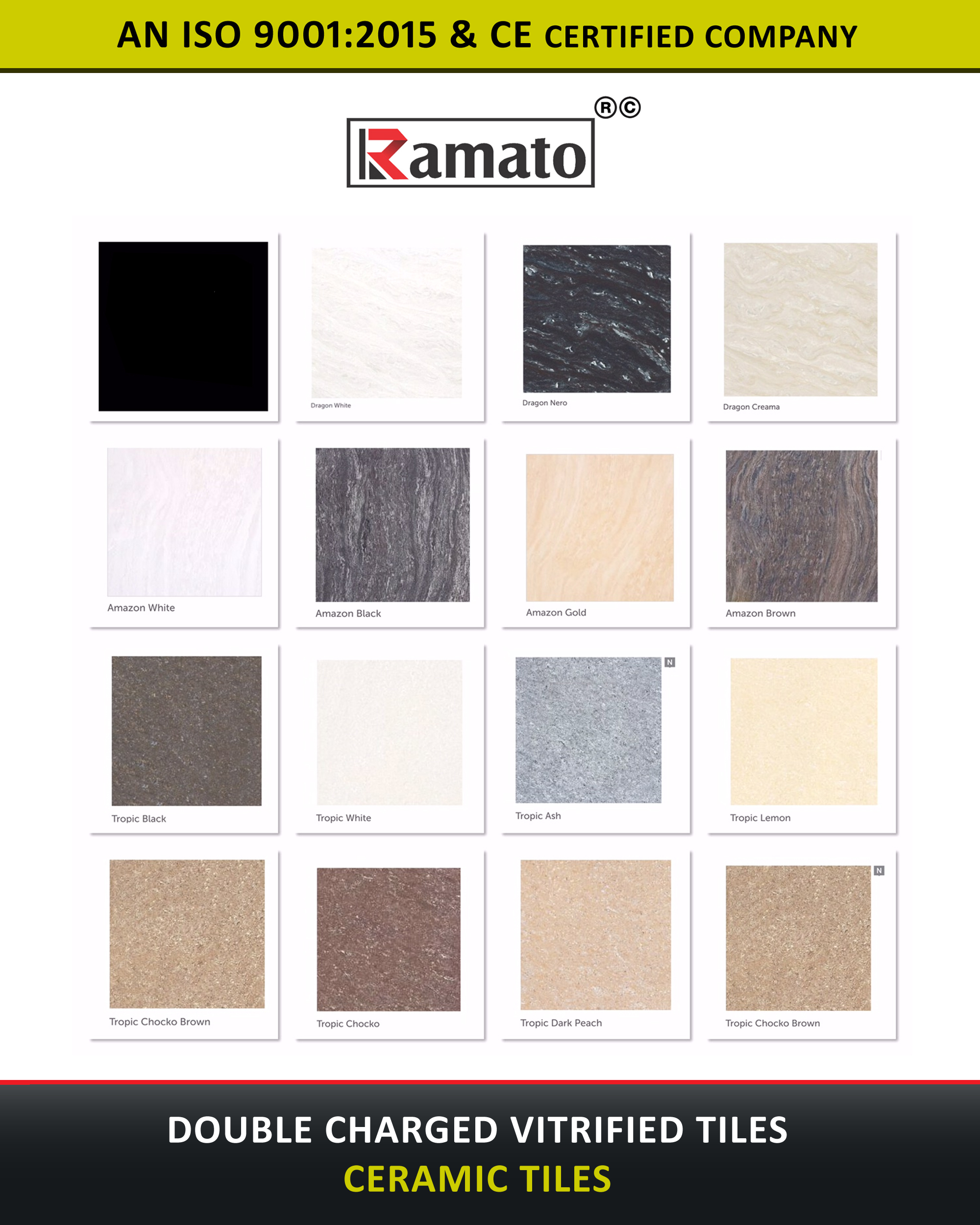Double Charged Vitrified Tiles Manufacturer Exporter in Rajkot Gujarat Bharat India