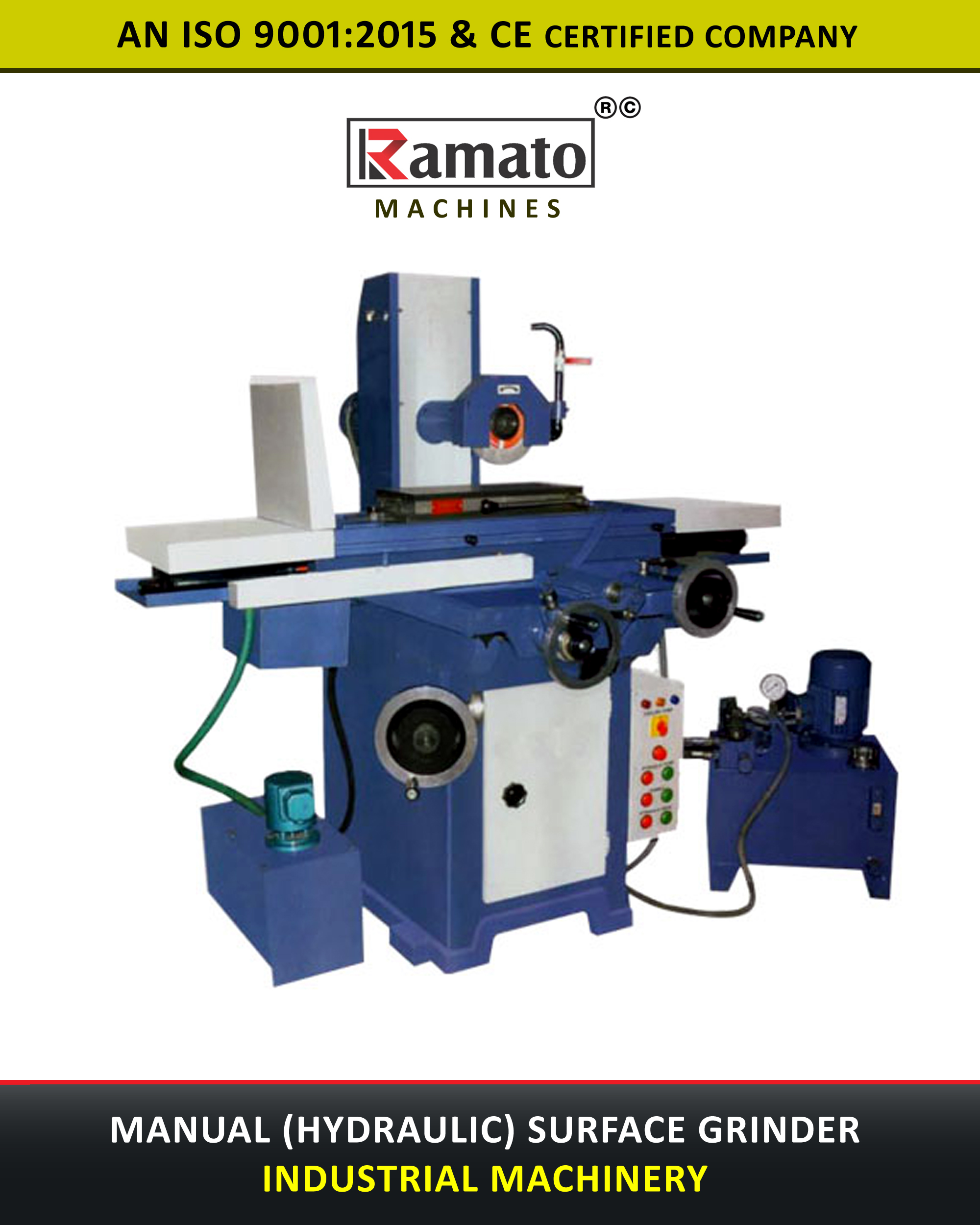 Ramato Hydraulic Surface Grinder Manufacturer Exporter Rajkot Gujarat Bharat INDIA