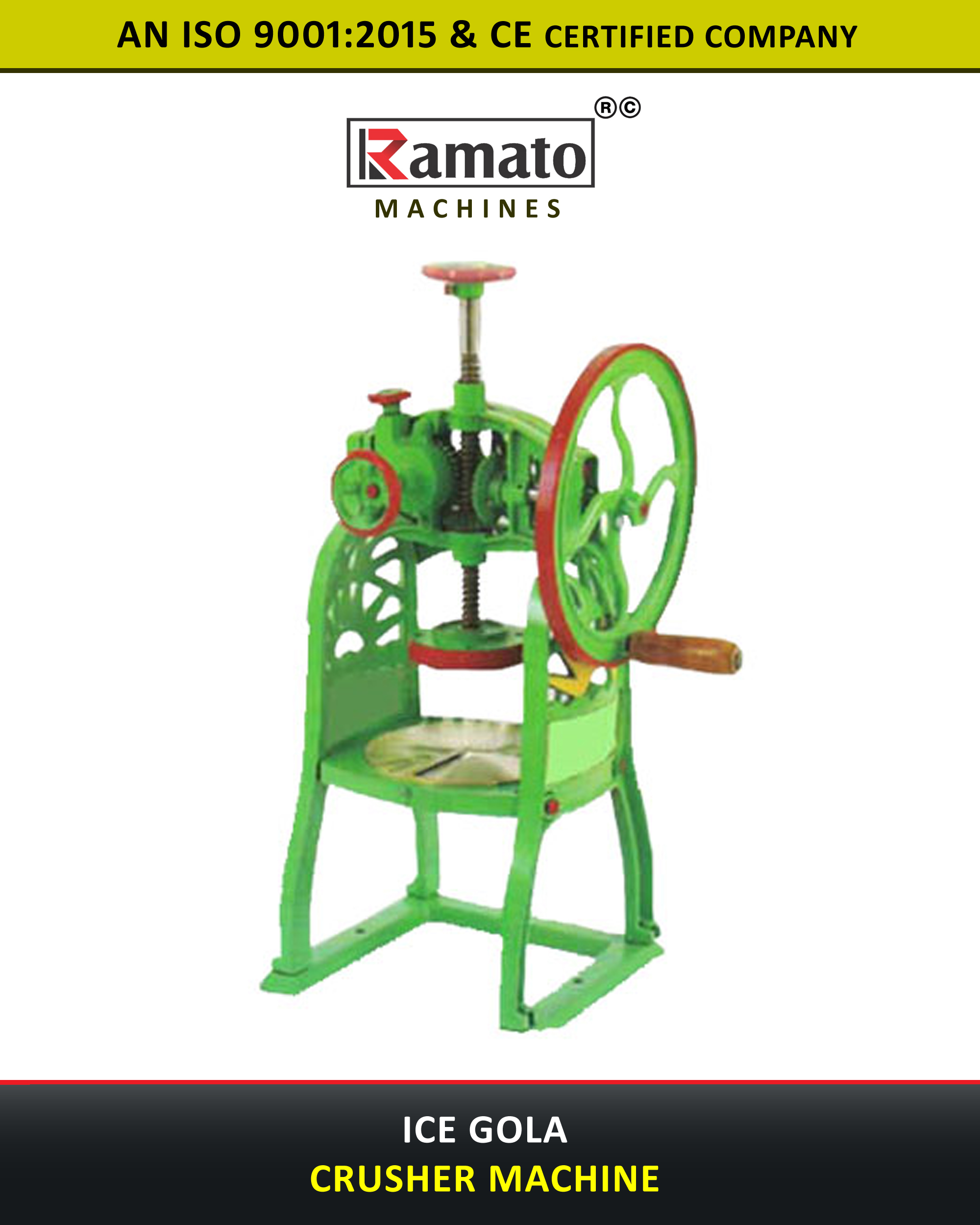 Ice Gola Maker Manufacturer Exporter Rajkot Gujarat Bharat INDIA