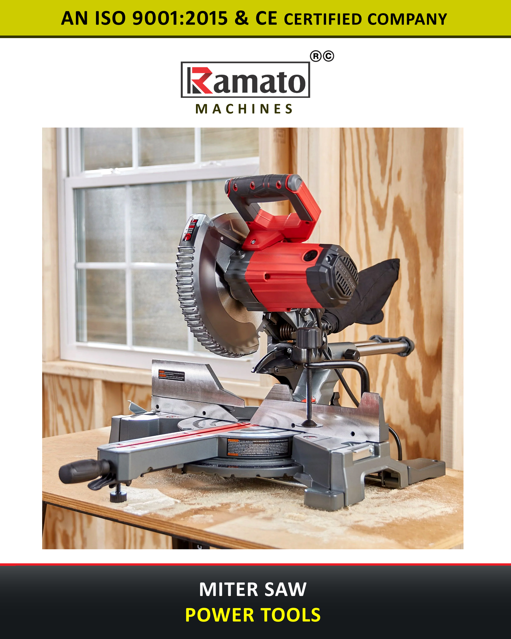 10 inch 12 inch 14 inch Miter Saw Aluminum Cutter Manufacturer Exporter Rajkot Gujarat Bharat INDIA