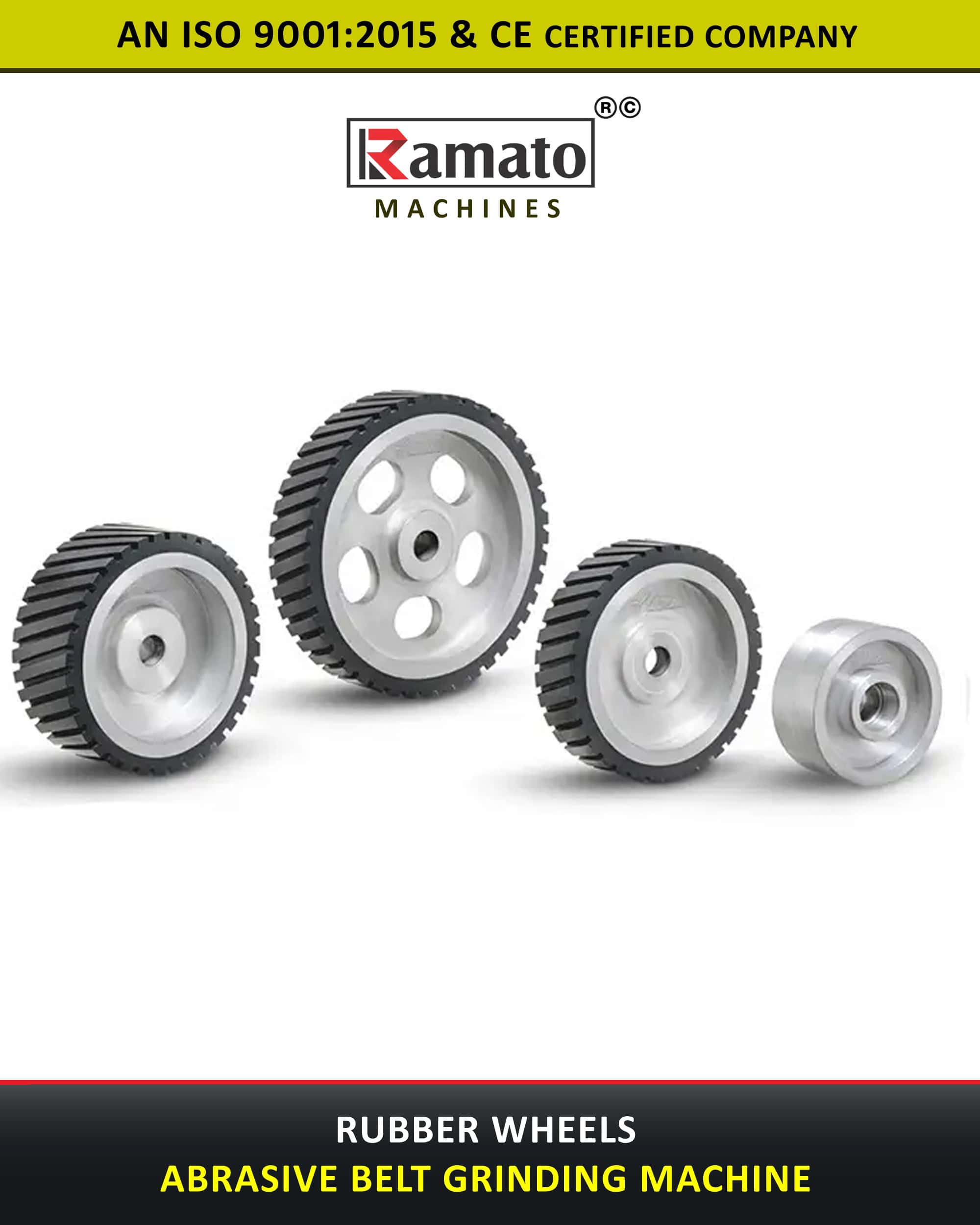 Rubber Wheels For Abrasive Belt Grinding Machines