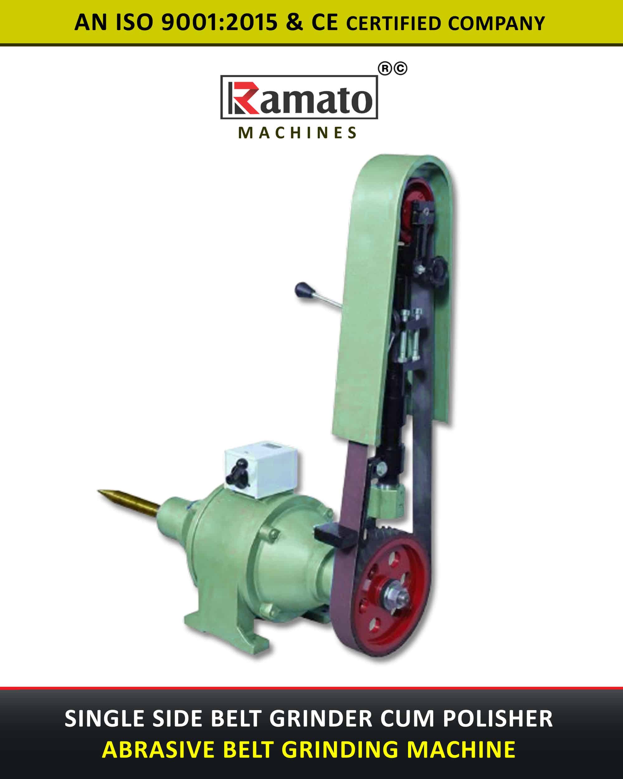 Single Side Belt Grinder Cum Bench Polisher